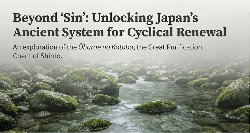Article cover: Beyond 'Sin': Unlocking Japan's Ancient System for Cyclical Renewal