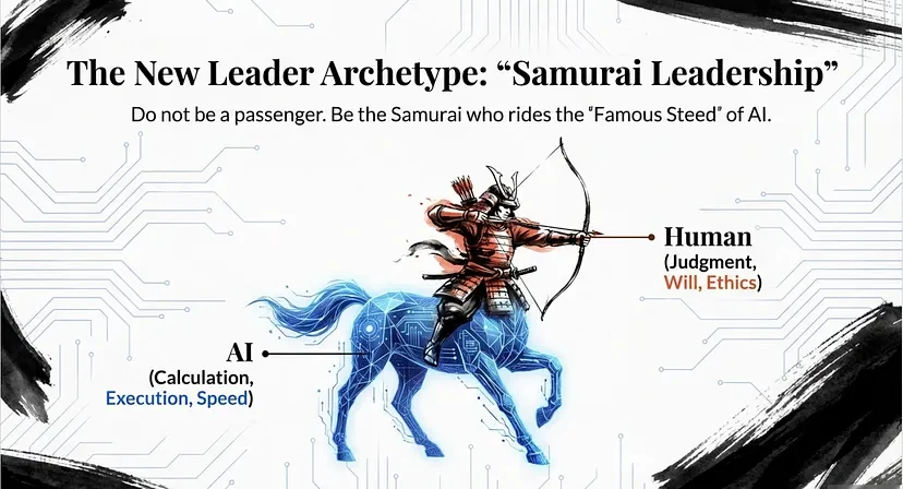 Article cover: Beyond Logic: Why the AI Era Demands "Samurai Leadership"