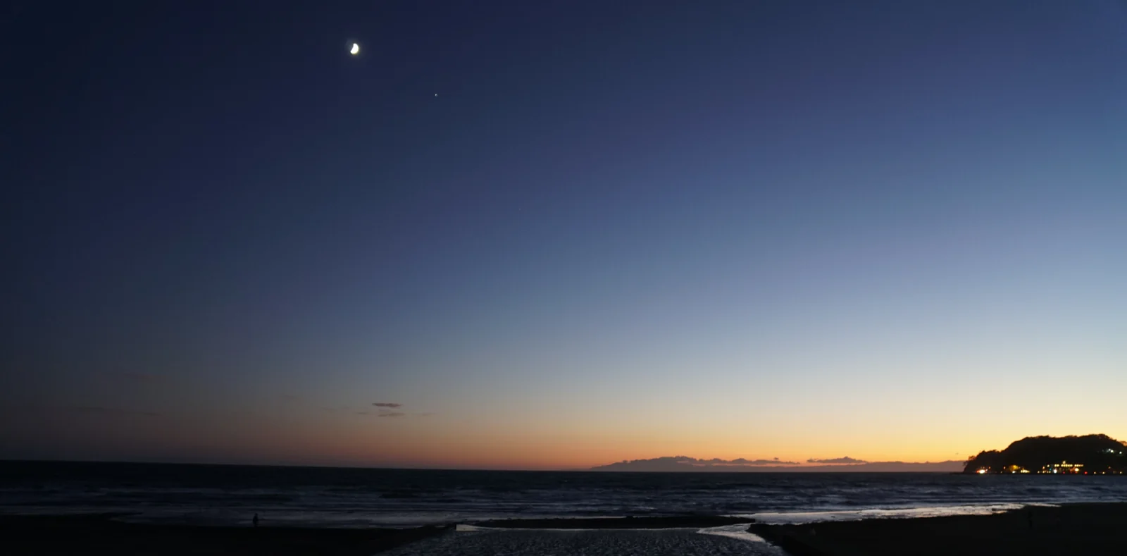 Sunset on the Kamakura coast